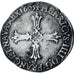 France, Henri IV, 1/4 Ecu, 1605, Nantes, 3rd type, VF(30-35), Silver