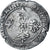 Frankrijk, Henri III, 1/2 Franc au col plat, 1587, Rouen, FR, Zilver