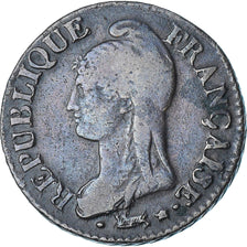 Frankrijk, Dupré, 5 Centimes, AN 7/5, Paris, FR, Koper, Gadoury:126