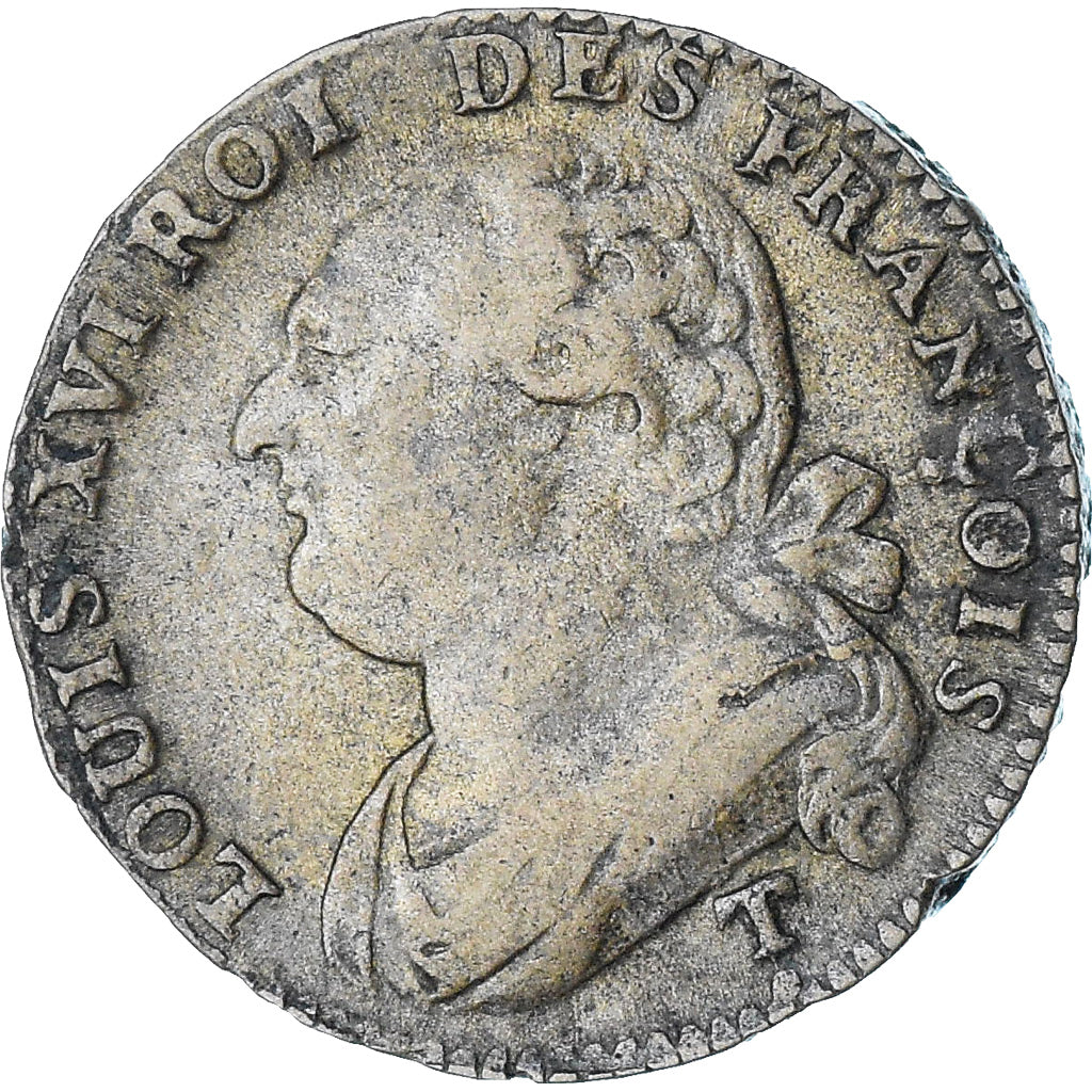 France, Louis XVI, 12 deniers françois, 1792 / AN 4, Saumur, TTB, Métal de