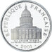 França, Panthéon, 100 Francs, 2001, Paris, Série BE, MS(65-70), Prata