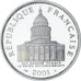Francja, Panthéon, 100 Francs, 2001, Paris, Série BE, MS(65-70), Srebro