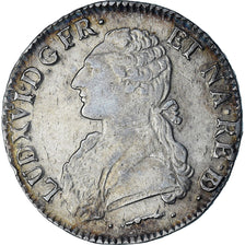 França, Louis XVI, Écu de Béarn aux branches d'olivier, 1783, Pau, EF(40-45)