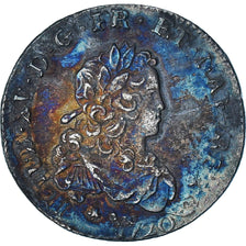 Francia, Louis XV, 1/3 écu de France, 1720, Paris, réformé, BB+, Argento