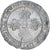 Frankrijk, Henri III, 1/2 Franc au col plat, 1588, Saint-Lô, Extremely rare