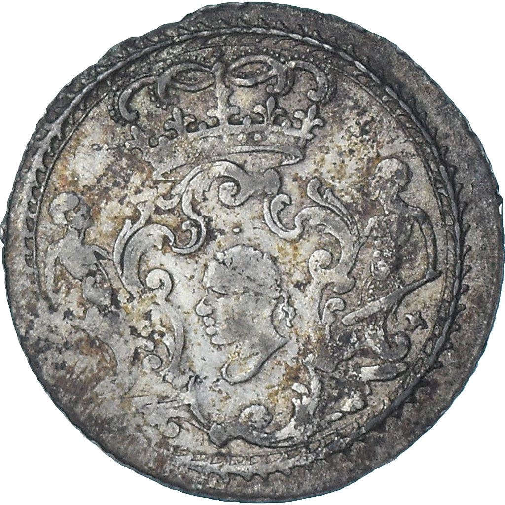 France, Pascal Paoli, 20 Soldi, 1766, Murato, Very rare, EF(40-45), Billon