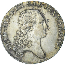 Polonia, Friedrich August I, 1/3 Talara, 1812, Warsaw, BB+, Argento