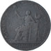 France, Monneron de 2 Sols, 1792 / AN 4, Birmingham, B+, Cuivre