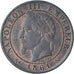 France, Napoleon III, 1 Centime, 1861, Bordeaux, AU(55-58), Bronze, KM:795.3