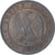 France, Napoleon III, 2 Centimes, 1855, Paris, ancre, AU(55-58), Bronze