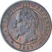 Francia, Napoleon III, 2 Centimes, 1862, Bordeaux, SC, Bronce, KM:796.6