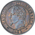 Frankrijk, Napoleon III, 2 Centimes, 1862, Bordeaux, UNC-, Bronzen, KM:796.6
