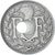 Francja, Lindauer, 25 Centimes, 1923, Paris, Otwór poza środkiem, AU(50-53)
