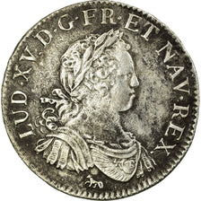 Munten, Frankrijk, Louis XV, 1/2 Écu aux 8 L, 1/2 ECU, 44 Sols, 1725, Paris