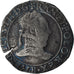 Frankreich, Henri III, Franc au Col Plat, 1577, Rouen, S+, Silber, Gadoury:496