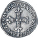 Francia, Henri IV, 1/4 Ecu de Béarn, 1596, Morlaas, MB+, Argento, Gadoury:603