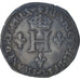 France, Henri II, Double Sol Parisis, 1550, Paris, VF(30-35), Billon