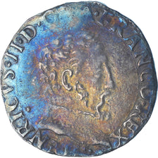 França, Henri II, Demi Teston, 1561, Toulouse, EF(40-45), Prata, Gadoury:365D