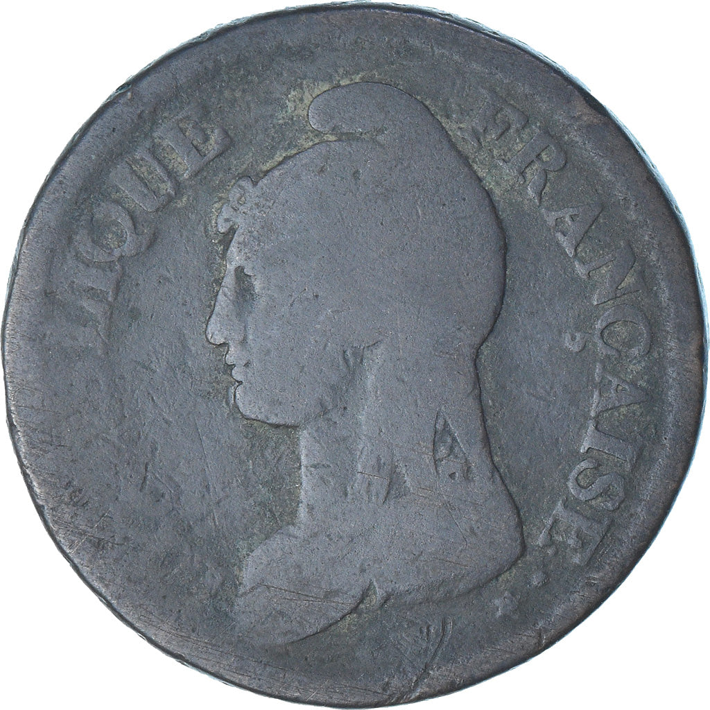 Frankreich, Dupré, 1 Décime, AN 7/5, Lille, SGE+, Kupfer, Gadoury:187
