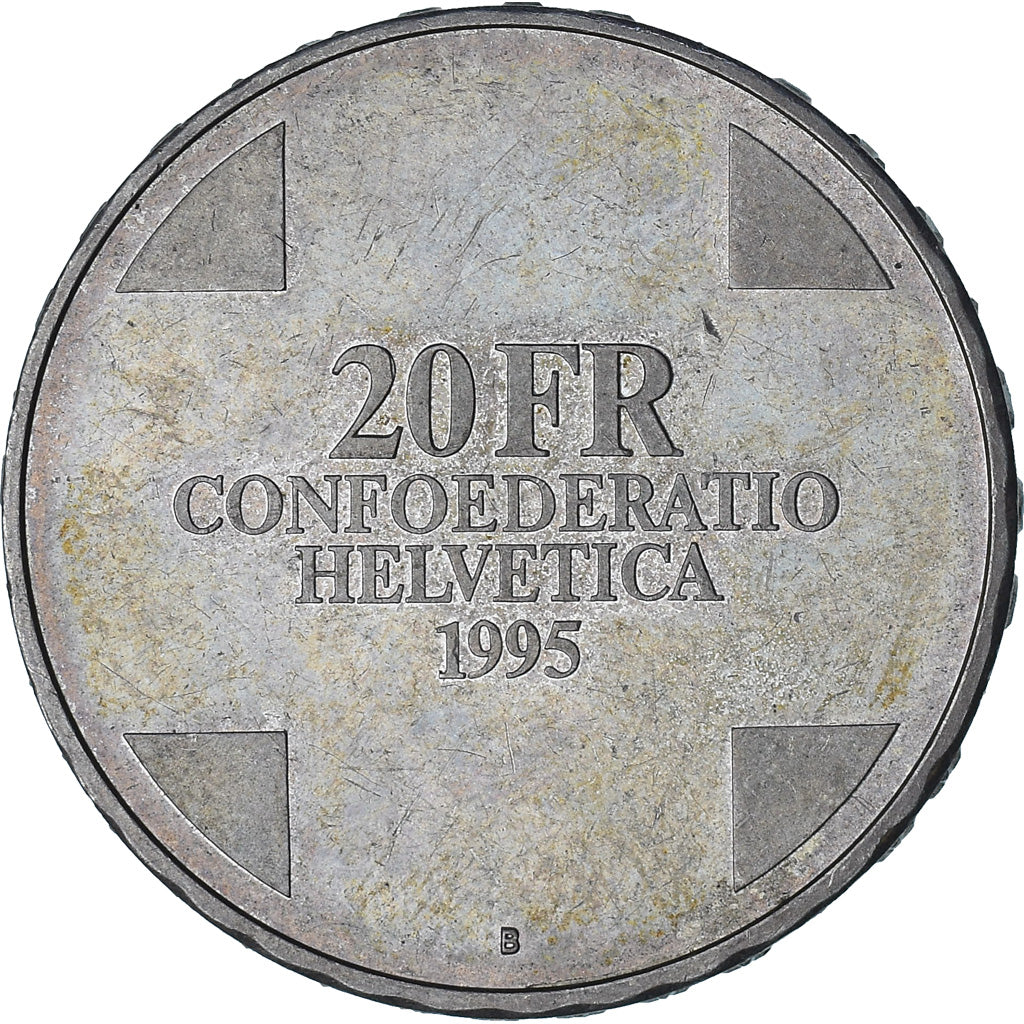 Zwitserland, La Reine des serpents des Grisons, 20 Francs, 1995, Bern, BE, PR+