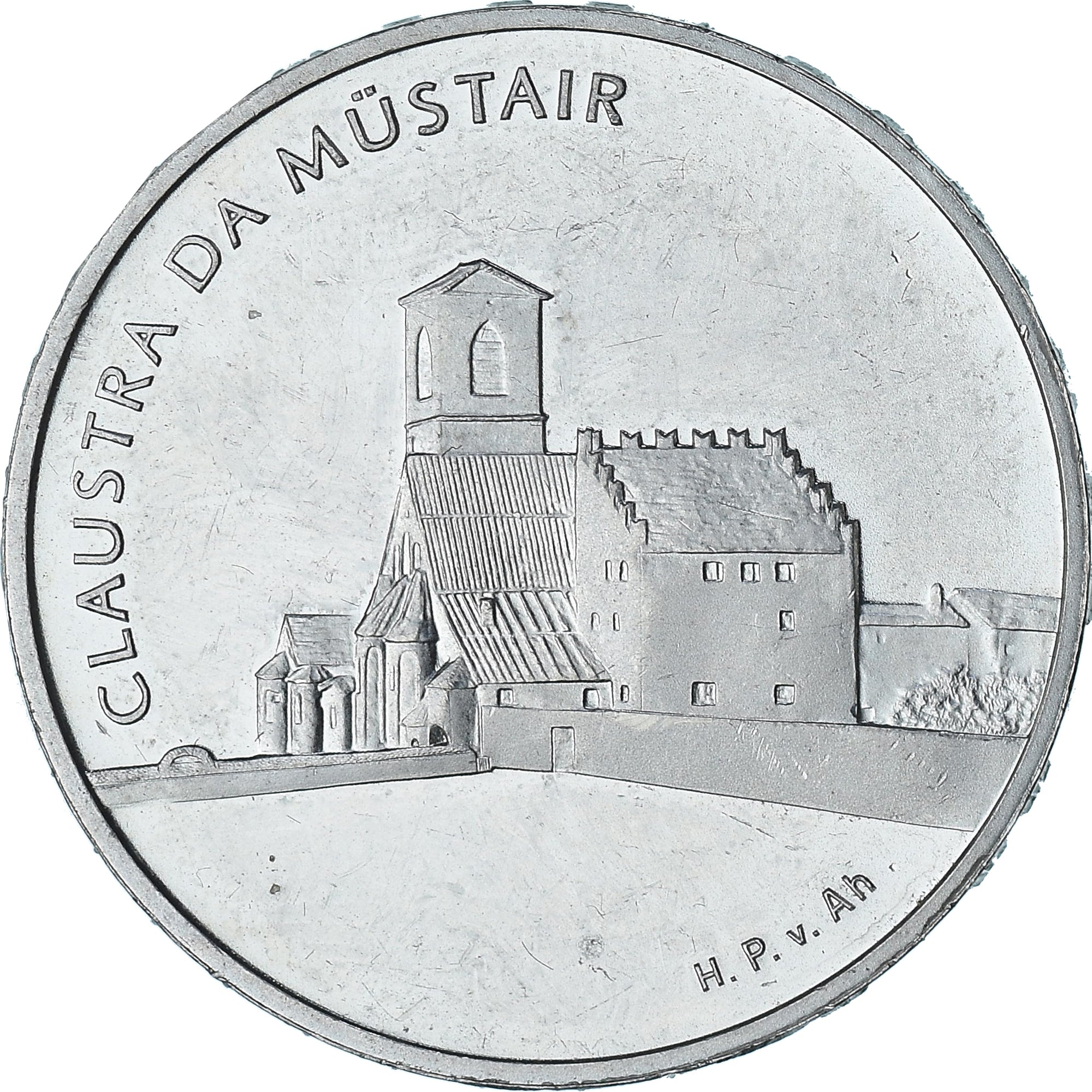 Schweiz, Couvent de Müstair, 20 Francs, 2001, Bern, BE, VZ+, Silber, KM:93