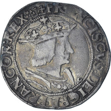 France, François Ier, Teston, Before 1540, Lyon, 10th type, EF(40-45), Silver