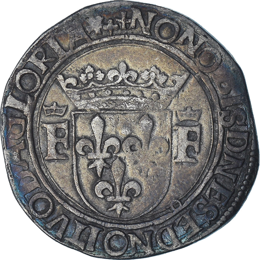 France, François Ier, Teston, Before 1540, Lyon, 10th type, EF(40-45), Silver