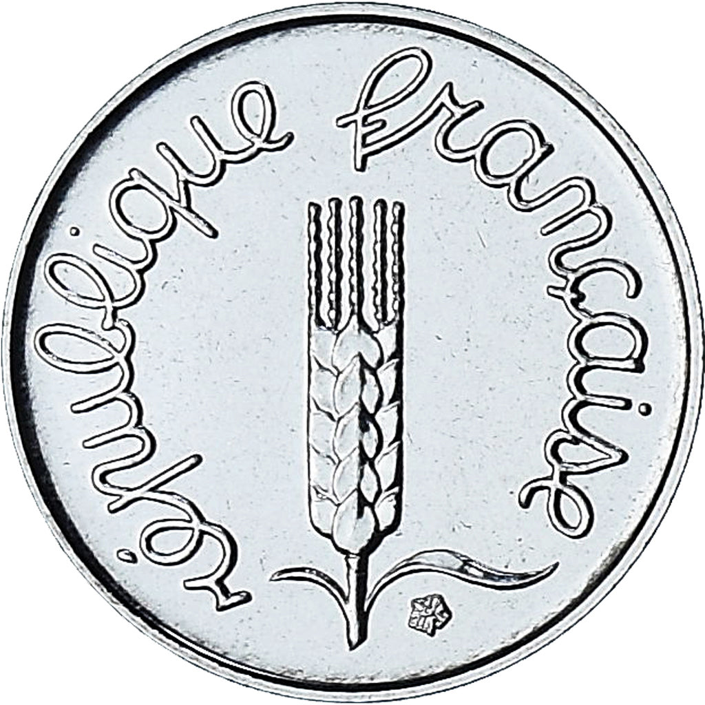 Francia, Épi, 1 Centime, 2001, Paris, Série FDC.BU, FDC, Acciaio inossidabile