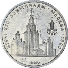 Russia, 1980 Olympics - University, Rouble, 1979, Proof, MS(63), Cupronickel
