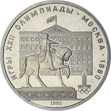 Russia, 1980 Olympics - Dolgoruky Monument, Rouble, 1980, Proof, MS(63)