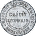 France, Credit Lyonnais, 5 Centimes, 1920, Timbre-Monnaie, TTB+, Aluminium