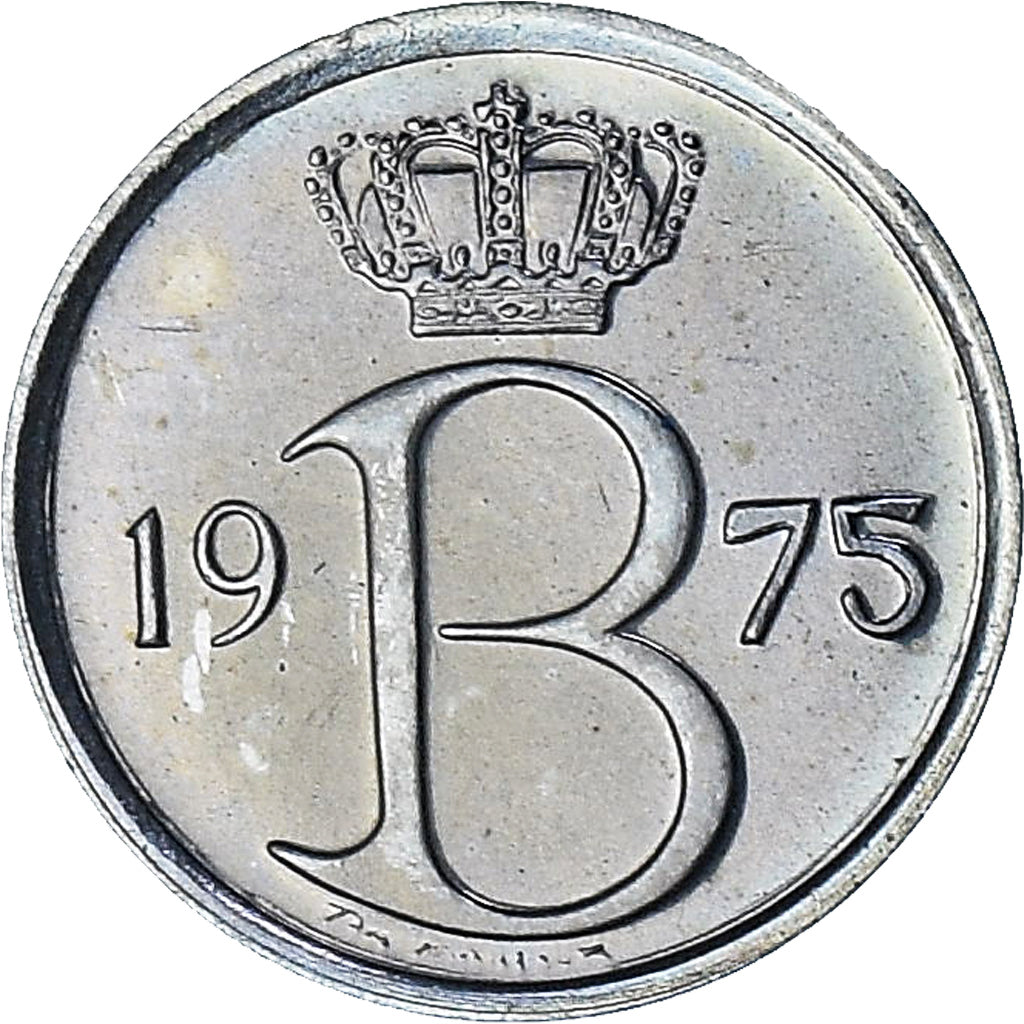 Belgium, Baudouin I, 25 Centimes, 1975, MS(65-70), Cupronickel, KM:153