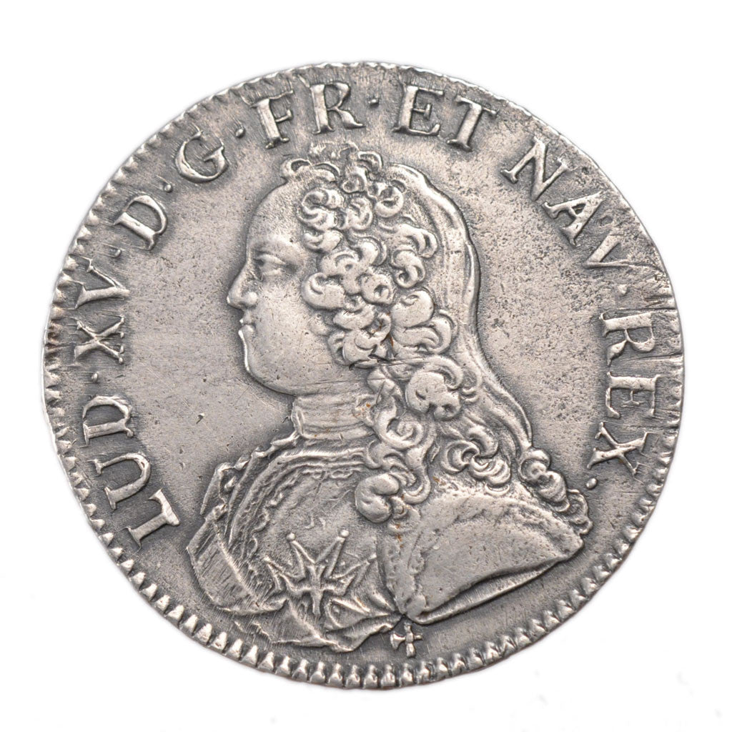 FRANCE, Écu aux branches d'olivier, ECU, 1726, Orl, KM #486.18, AU(50-53), ...