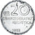 Switzerland, Paracelsus, 20 Francs, 1993, Bern, MS(60-62), Silver, KM:73