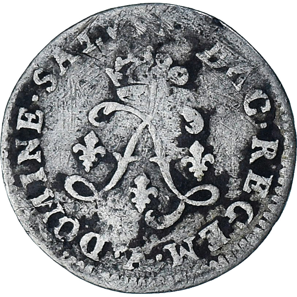 Frankrijk, Louis XIV, 4 Sols aux 2 L, 1691, Paris, FR, Zilver, Gadoury:106