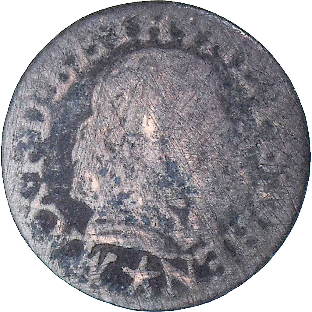 France, Maximilien III de Béthune, Double Tournois, 1642, Henrichemont