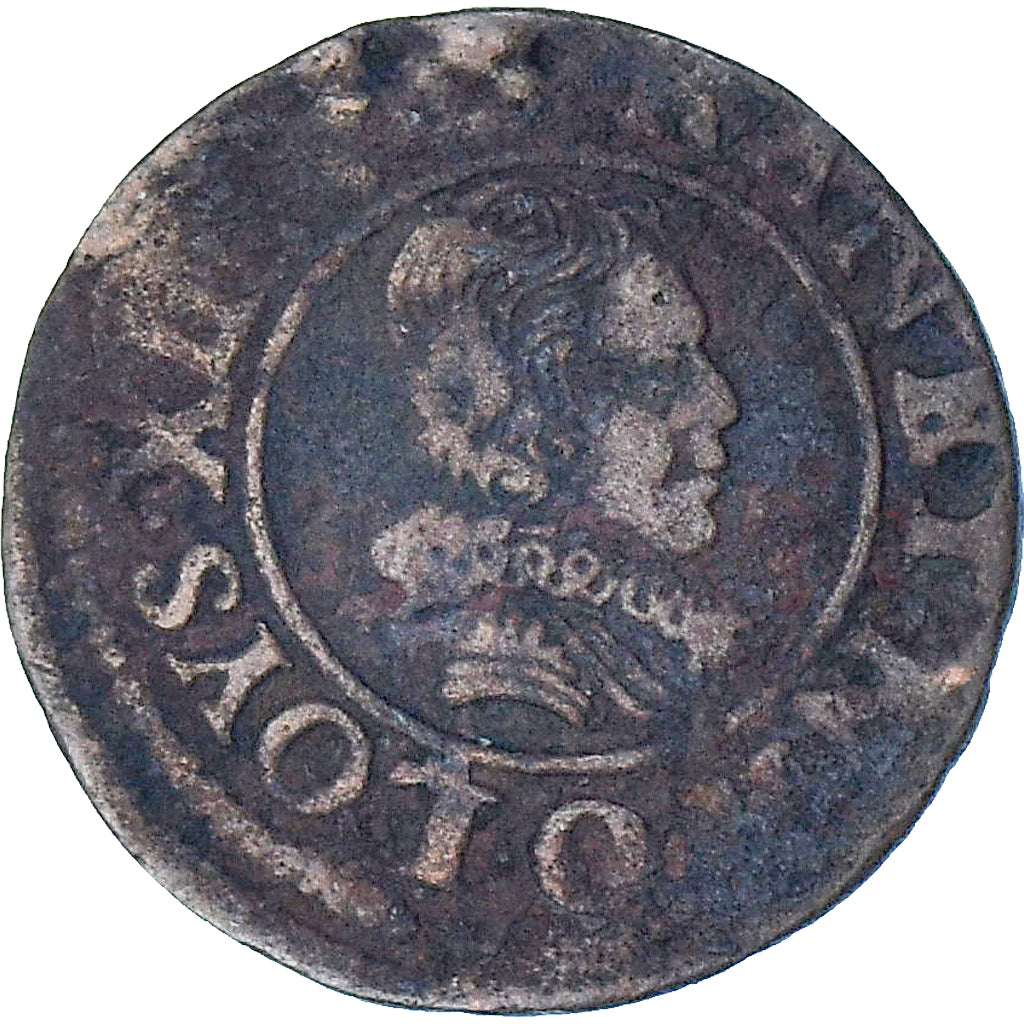 Frankreich, Louis XIII, Double Tournois, 1626, Riom, S+, Kupfer, CGKL:426