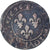 França, Louis XIII, Double Tournois, 1626, Riom, VF(30-35), Cobre, CGKL:426