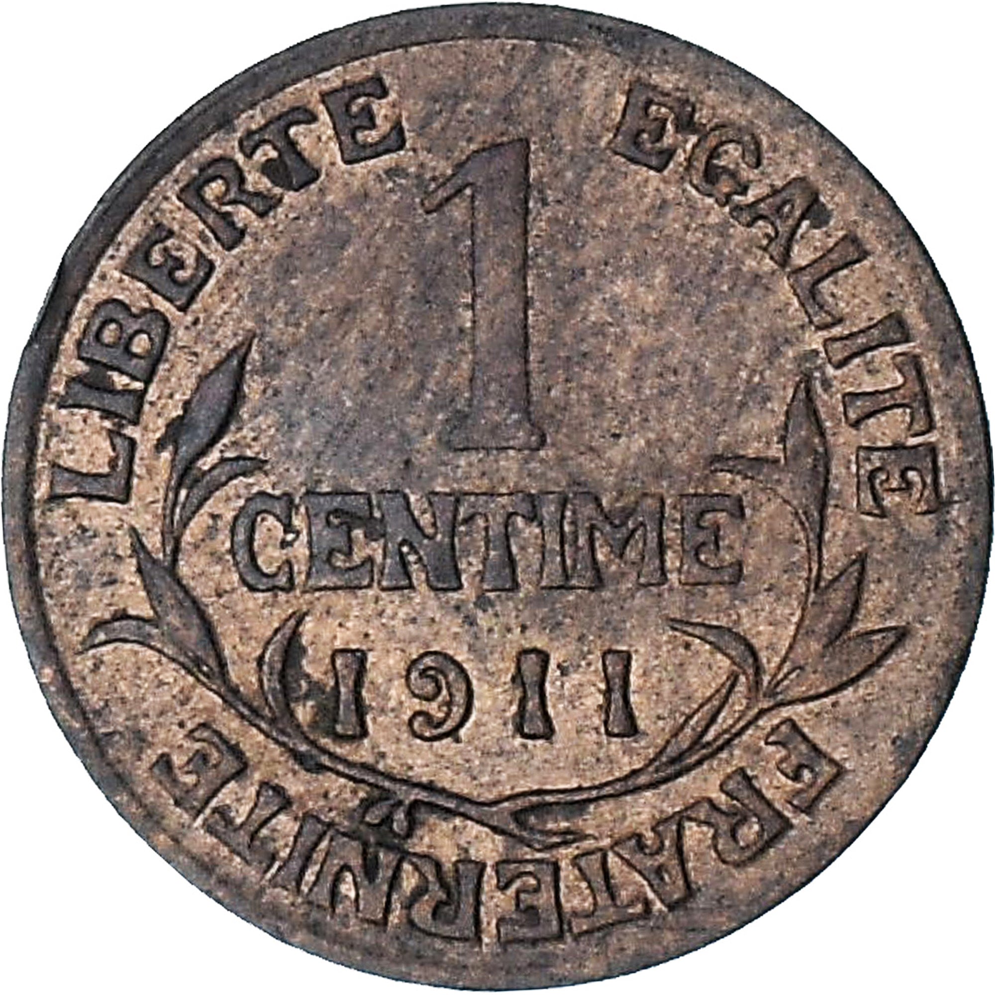 Frankrijk, Dupuis, Centime, 1911, Paris, ZF+, Bronzen, KM:840, Gadoury:90