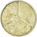 Bélgica, Baudouin I, 5 Francs, 5 Frank, 1986, MBC, Latón, KM:163