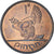 Ierland, Penny, 1966, UNC, Bronzen, KM:11