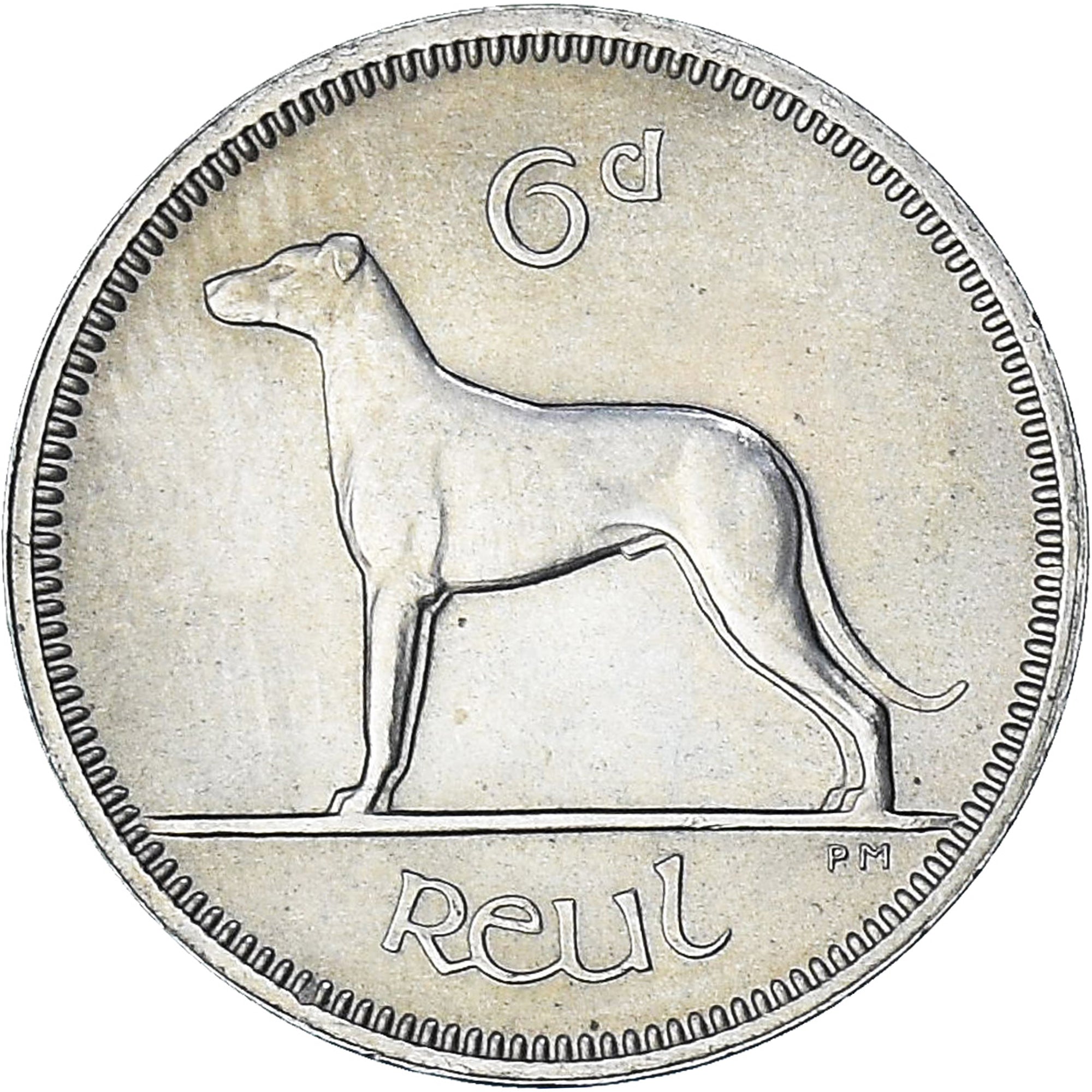 Ireland, 6 Pence, 1966, MS(64), Copper-nickel, KM:13a