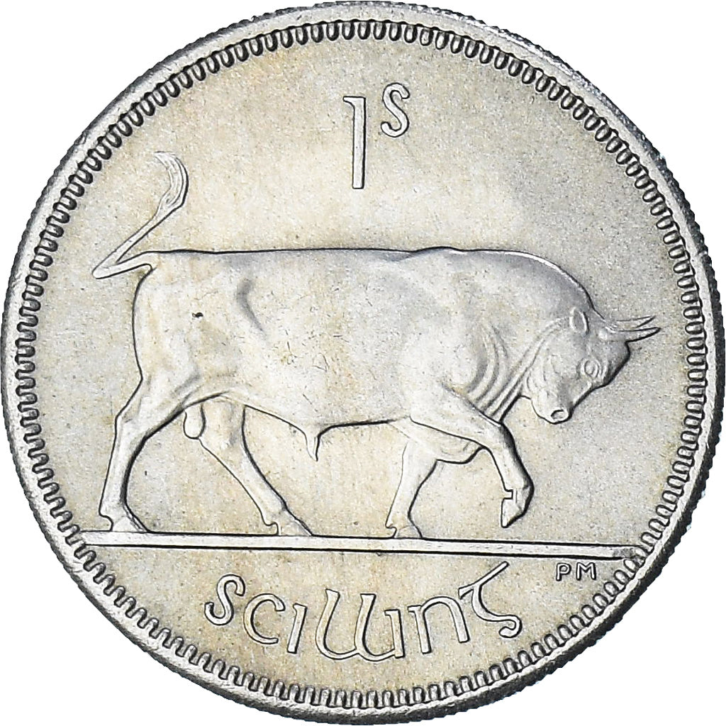 Ireland, Schilling, 1966, MS(64), Copper-nickel, KM:14A