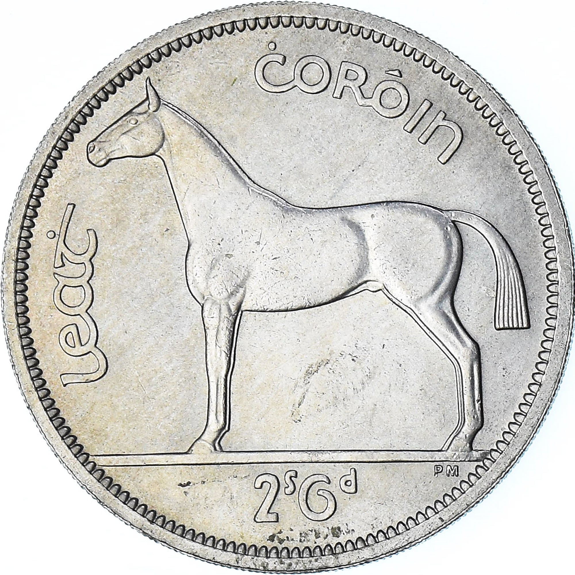 Ireland, 1/2 Crown, 1966, MS(64), Copper-nickel, KM:16a