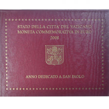 Vatican, Pape Benoit XVI, 2 Euro, Année de Saint Paul, 2008, Rome, FDC