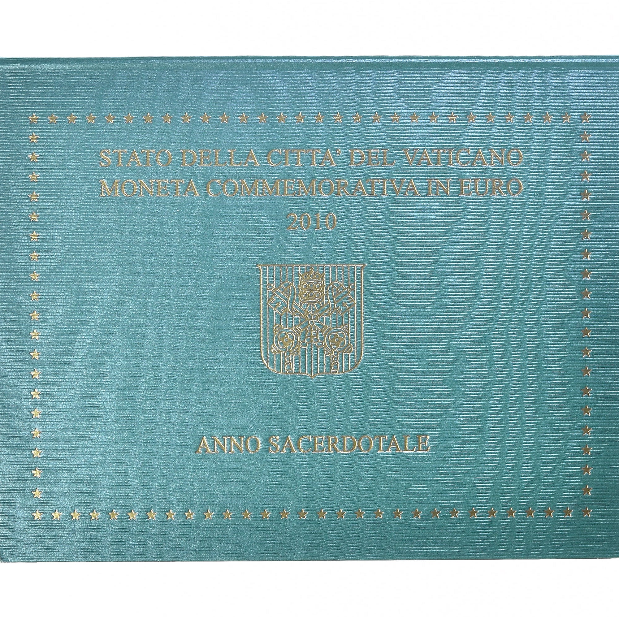 Vatican, Pape Benoit XVI, 2 Euro, Anno Sacerdotale, 2010, Rome, FDC, FDC