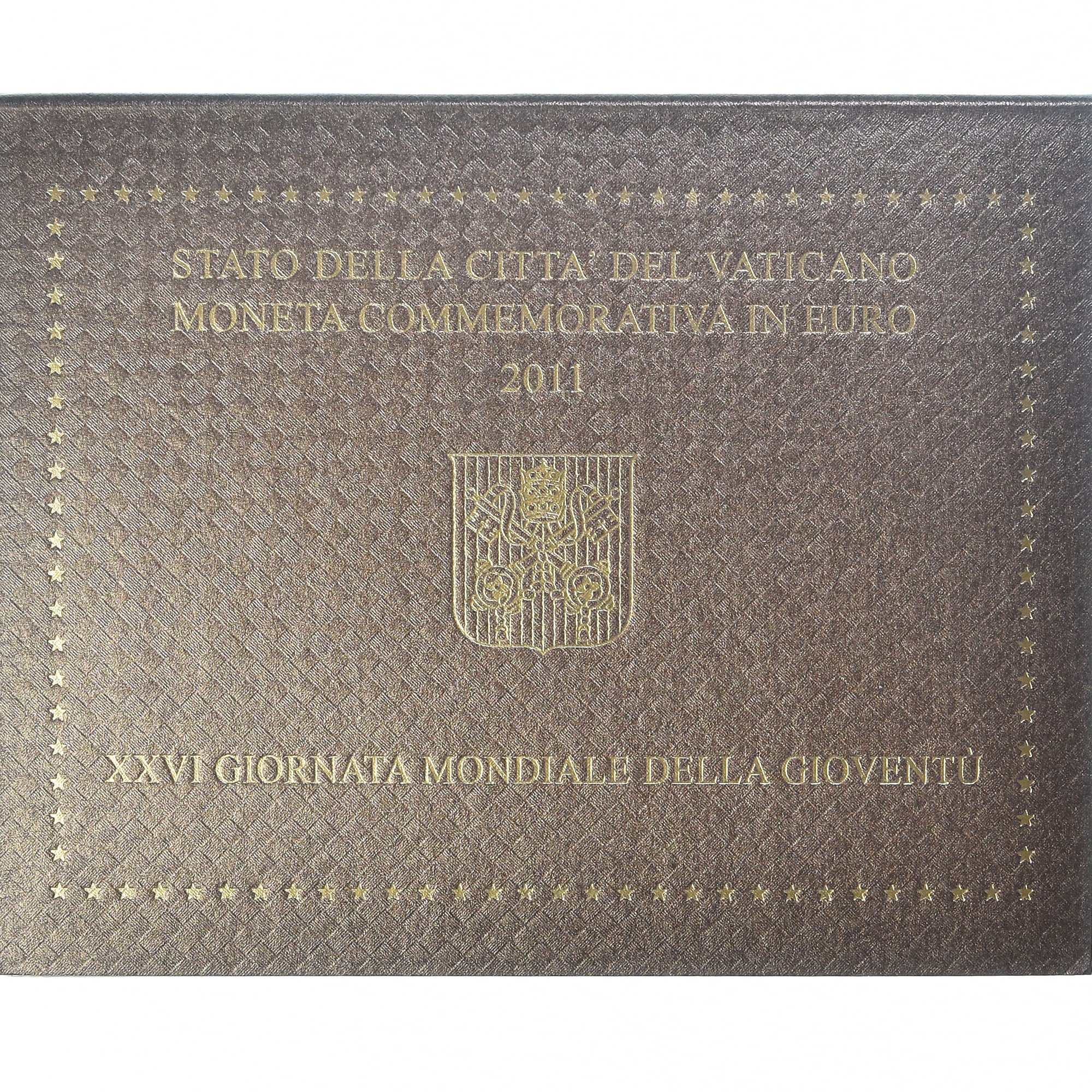 Vatican, Pape Benoit XVI, 2 Euro, 26ème Journée Mondiale De La Jeunesse, 2011