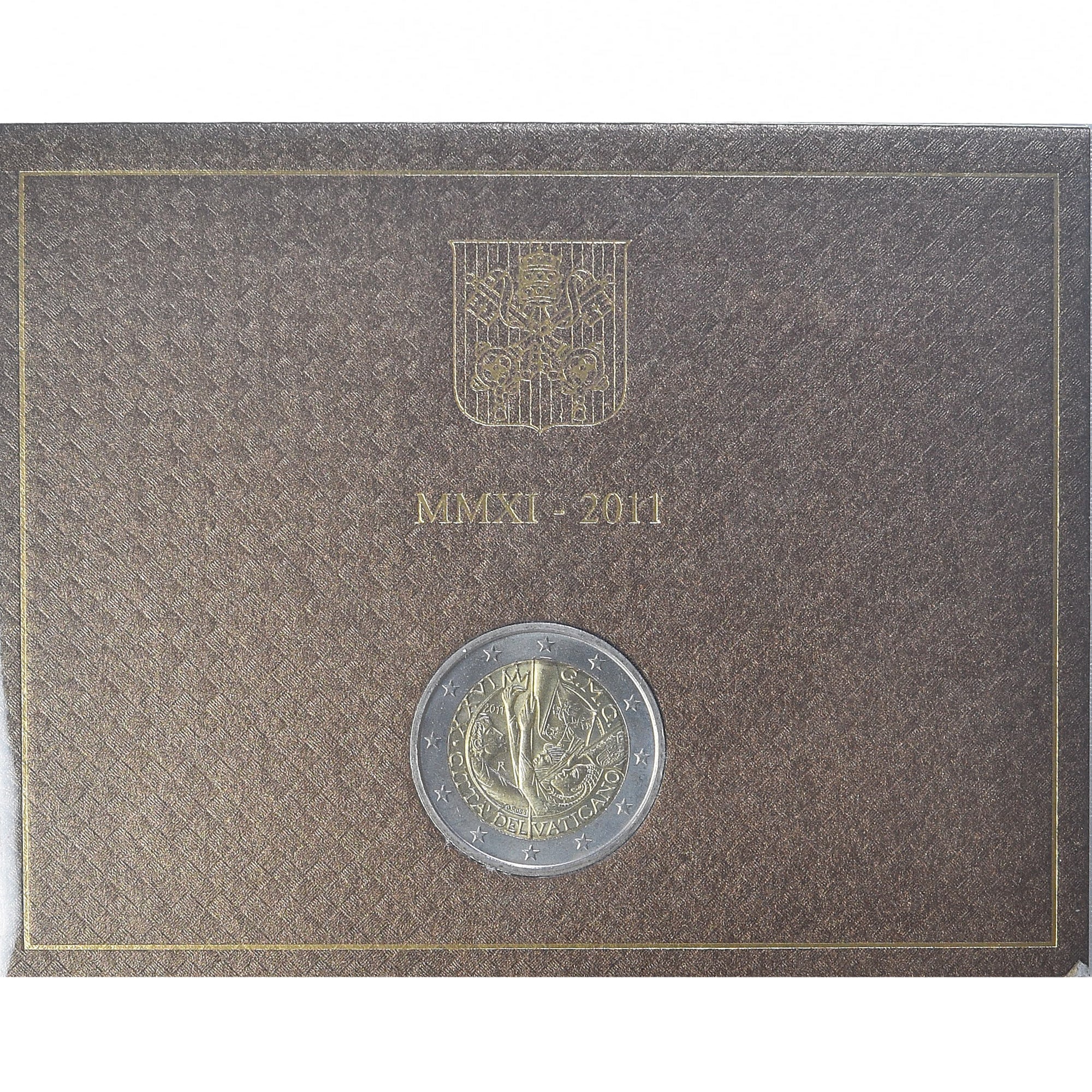 Vatican, Pape Benoit XVI, 2 Euro, 26ème Journée Mondiale De La Jeunesse, 2011