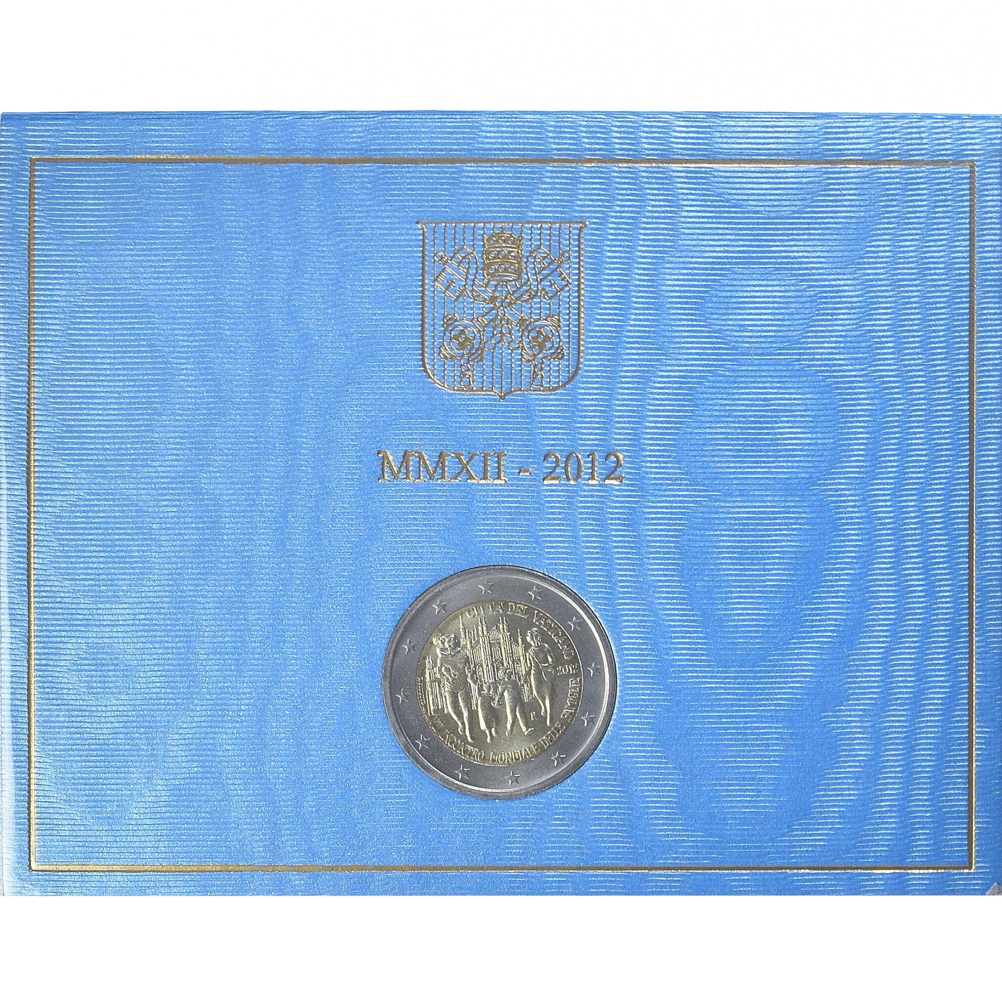 Vaticano, Pape Benoit XVI, 2 Euro, 7ème Rencontre Mondiale des Familles, 2012
