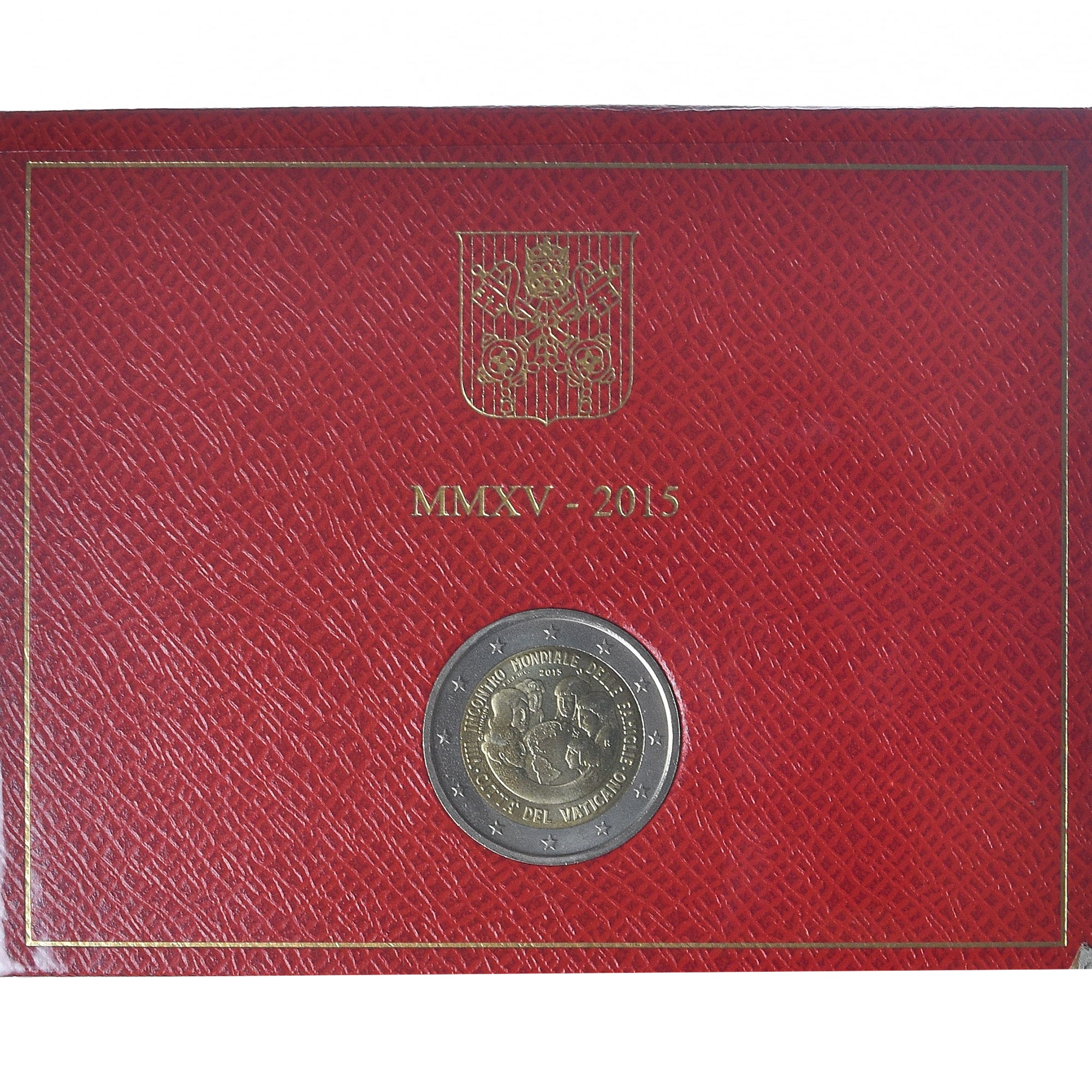 Watykan, Pape François, 2 Euro, 8ème rencontre mondiale des familles, 2015